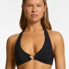 Jetset Lien Triangle Bikini Top - Black