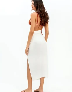 Karen Midi Skirt - Off White