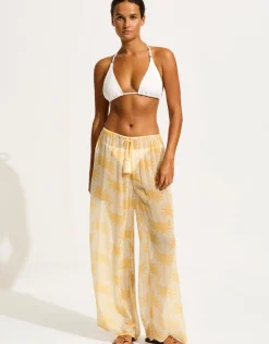 Kasbah Beach Pants - Ecru