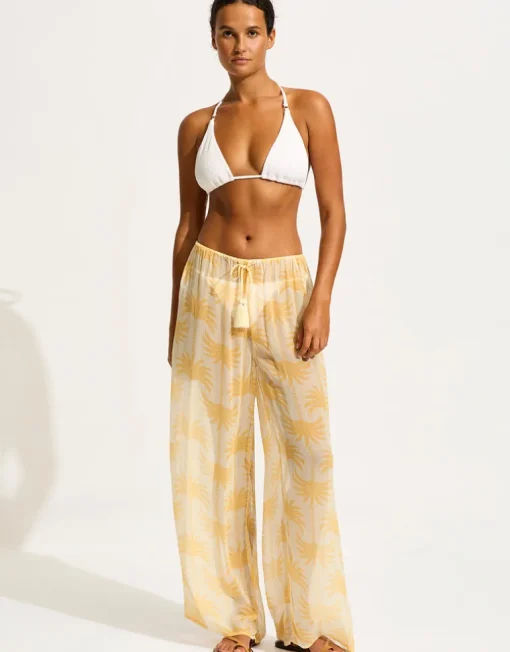 Kasbah Beach Pants - Ecru