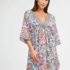 Laia Gathered Beach Dress