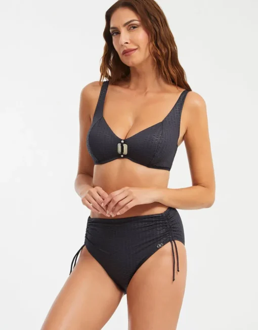Lara Underwired Bikini Top - Black