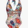Libertine Halterneck Swimsuit - Vibrant White