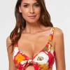 Lilia Underwire Bikini Top - Red