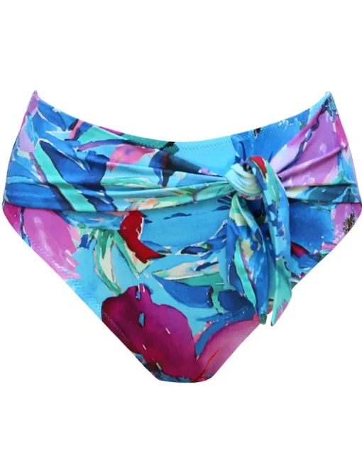 Malena Maxi Control Bikini Pant - Turquoise