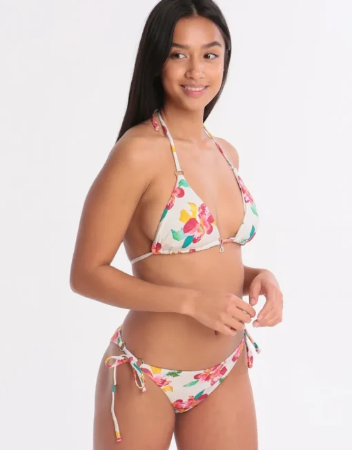 Mandalay Iona Tie Bikini Bottom - Cream