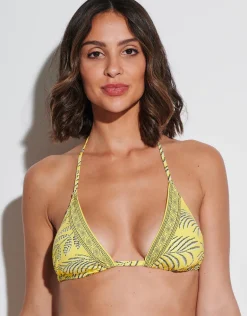 Martinica Triangle Bikini Top - Yellow