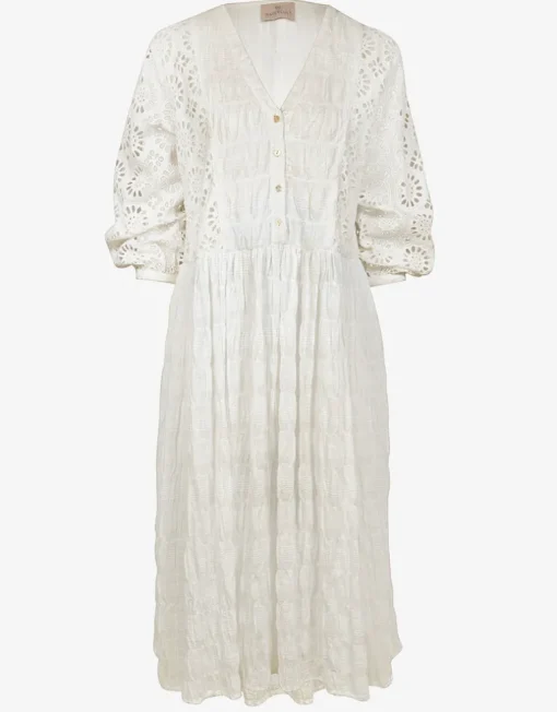 Midi Beach Dress - Optic White