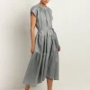 Minimal Midi Dress - Grey