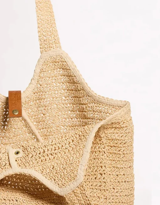Mirage Woven Tote Bag - Natural