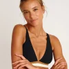 Montecito Dino Bikini Top - Black
