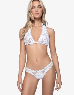 Must Haves Lace Banded Teeny Bikini Pant - White