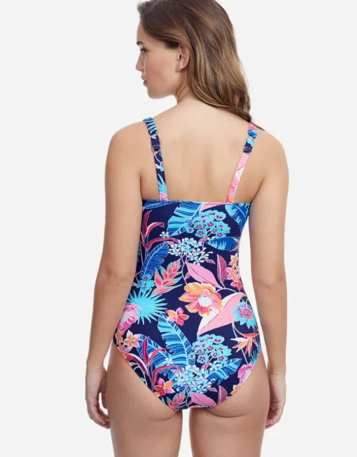 Profile Bohemian Gypsy D Cup Swimsuit - Navy