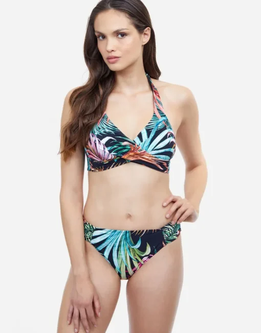 Profile Tropico Ruched Bikini Pant - Black