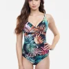 Profile Tropico V Neck Swimsuit - Black