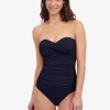 Profile Tutti Frutti Bandeau Swimsuit - Black