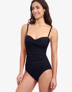 Profile Tutti Frutti Bandeau Swimsuit - Black