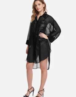 Profile Tutti Frutti Beach Shirt - Black