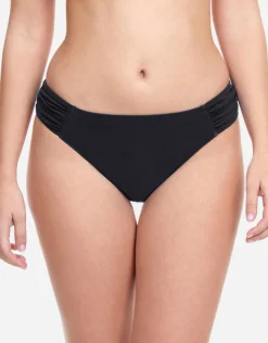 Profile Tutti Frutti Ruched Side Bikini Pant - Black