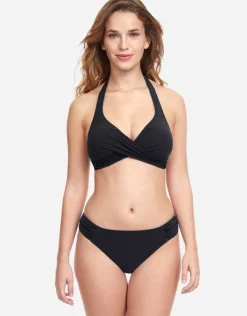 Profile Tutti Frutti Ruched Side Bikini Pant - Black