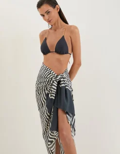 Ravine Printed Sarong - Stripe