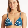 Retreat Tri Bikini Top - Lagoon