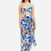 Rising Sun Ruffle Skirt - Blue