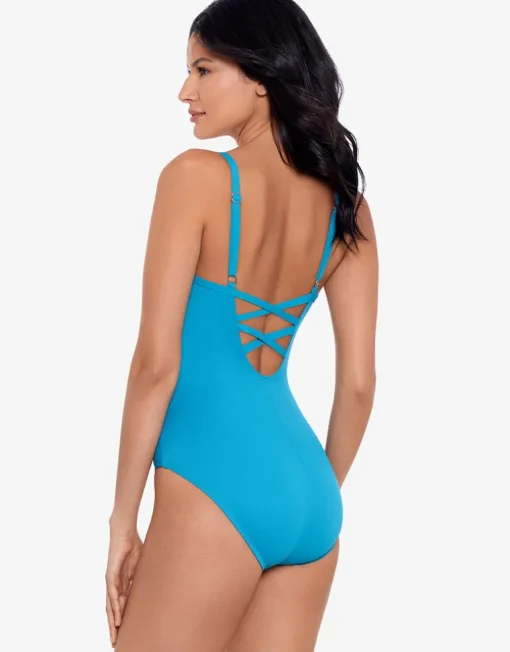 Rock Solid Captivate Swimsuit - Malibu Blue