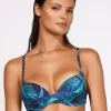Sanctuary Moulded Underwired Bikini Top - Lagoon