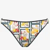 Scenery Bikini Pant - Monochrome Garden