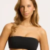 Sea Dive Tube Bikini Top - Black