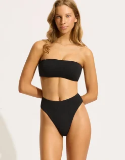 Sea Dive Tube Bikini Top - Black