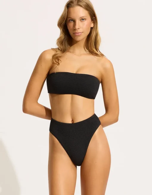 Sea Dive Tube Bikini Top - Black