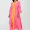 Sequin Kimono - Hot Pink