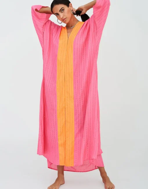 Sequin Kimono - Hot Pink