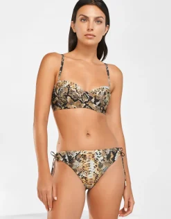 Serpent Loop Side Bikini Pant - Python