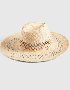 Shady Lady Raffia Hat - Natural
