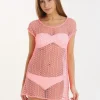 Shoshone Melena Mini Dress - Coral