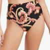 Silk Road High Waist Bikini Pant - Black