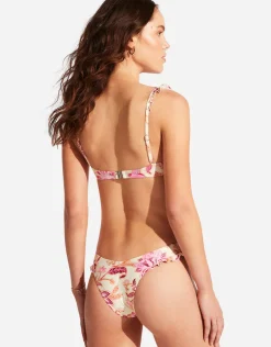 Silk Road Underwire Bra Bikini Top - Pink