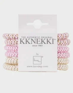 Slim Hair Tie Bundle - Pale Pastel Pinks