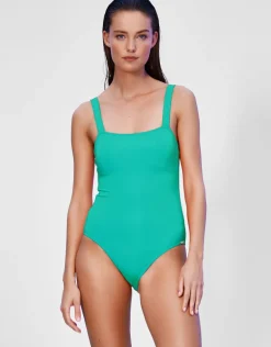 Softline Square-Shaped Swimsuit - Verdant