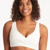Spinnaker Cross Front Multi-Fit Bikini Top - White