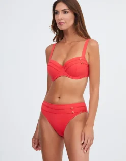 Stella Bikini Pant - Coral