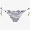 Strawberry Kiss Brazilian Pant - White Night Blue