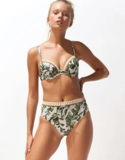 Summer Duo Underwired Bikini Top - Leafy Breeze