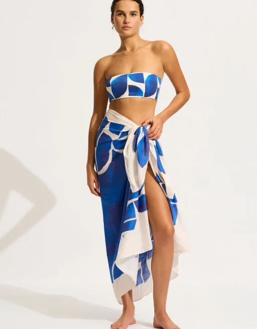 Sunray Sarong - Ultramarine
