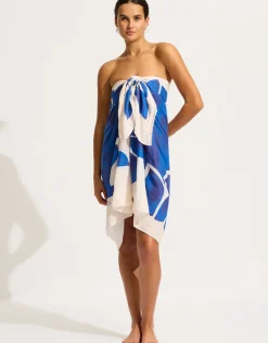 Sunray Sarong - Ultramarine