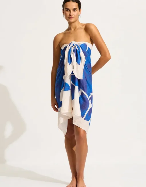 Sunray Sarong - Ultramarine