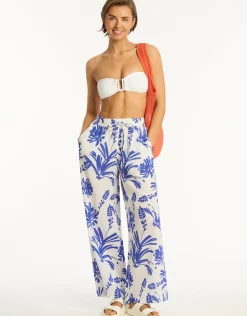 Tradewind Beach Pant - Cobalt